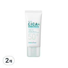 이니스프리 트루 마일드 시카 무기자차 선크림 SPF50+ PA++++, 2개, 35ml