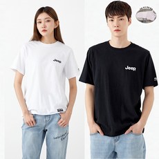 [JEEP] 공용 작은 로고 지프 반팔티 8컬러 택1 (JO2TSU092)