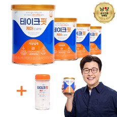 (공식) 남양 테이크핏 케어 유청단백질 4캔(304g) 9가지 함유된 완전 단백질 김성주 아미노산 모두 함유 프로틴 단백질 유산균 저당설계 BCAA 류신함유, 테이크핏 4캔, 304g, 4개