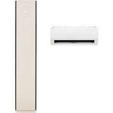 LG전자 58.5㎡ +18.7㎡ 휘센 오브제컬렉션 2 in 1 타워에어컨 스페셜 매립배관형 FQ18SDTBA2M 방문설치
