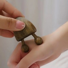 부기 얼굴윤곽 바디관리 우드볼 미니 괄사 1+1, 2개