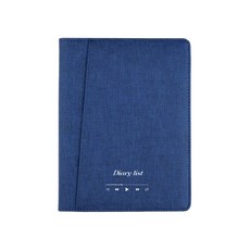 화신 가죽 트윈링 다이어리 나만의 다이어리 리스트, 블루