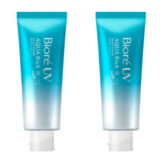 비오레 UV 선크림 아쿠아리치 워터리 에센스 50SPF 70g 2개