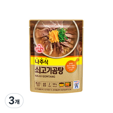 오뚜기 나주식 쇠고기 곰탕, 3개, 500g