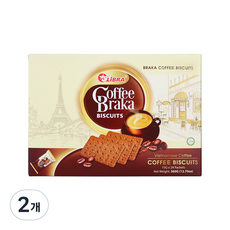우리가스토리 리브라 브라카 커피 비스킷 24p, 360g, 2개