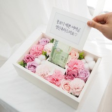 반전케이크 환갑 칠순 팔순 잔치 엄마 아빠 부모님 선물반전 용돈박스 돈 티슈 돈케이크, 고급 반전용돈박스 핑크