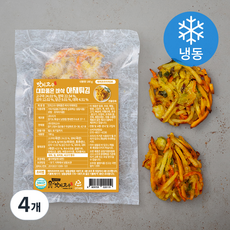 맛의고수 대파품은 바삭 야채튀김 (냉동), 180g, 4개