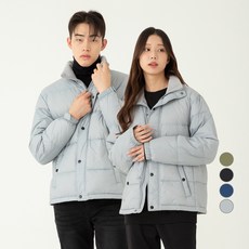 캐럿 남여공용 목넥 다운 퍼프 자켓