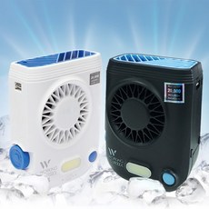 워킹쿨 MWC-077 휴대용 충전식 LED 목걸이 미니선풍기(화이트), 1