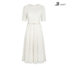 JJ지고트 메탈사 플로럴 레이스 원피스 GN6A0OP36