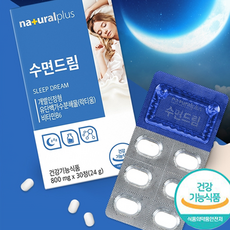 불면증 영양제 수면장애 락티움 50대 수면질 개선 영양제 깊은 숙면 식약청 인증 꿀잠 수면부족 스트레스 수면드림, 5개월분
