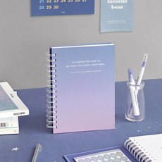 스터디 플래너 6개월 공부 기록 혼자 공부 수험생 공시생 스터디 노트, 라벤더