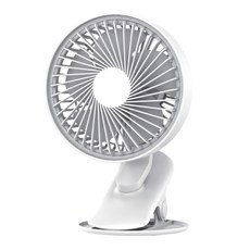스토리링크 LED 클립형선풍기 화이트, HP871W