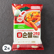 풀무원 쌀 순쌀 고추장 떡볶이, 480g, 2개