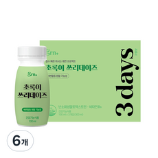 GRN 흡수빠른 마시는 쾌변 다이어트 초록이 쓰리데이즈, 6개, 100ml