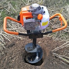 엔진 항타기 관리기 타격봉 굴착기, 14 2행정4마력 98CC+양날30cm