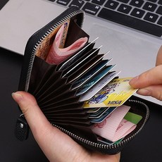 엔템 소가죽 아코디언카드지갑 여자 남자 명품 카드지갑