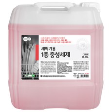 세제몰 식기세척기용 중성세제 레드, 18.75L, 1개