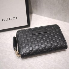 GUCCI 구찌 마이크로시마 여성 지퍼돌이 544249 블랙