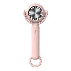 해피바이 휴대용 버클 핸드 탁상겸용 아이스 냉각 손선풍기YL-004, 핑크