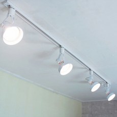 레일조명 2M PAR30 4EA SET 레일4등, 레일조명 2M PAR30 등기구 4개(화이트)