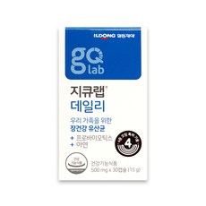 일동제약 지큐랩 데일리 프로바이오틱스 30정 장건강 유산균, 50mg*30캡슐
