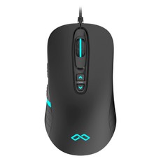 맥스틸 저소음 게이밍 유선마우스, 블랙, GM-BUFF G10