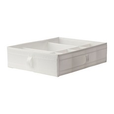 IKEA SKUBB 칸막이가 있는 정리함 수납함, 화이트