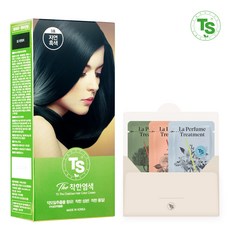 TS더착한염색 + 라퍼퓸 트리트먼트 3종, 3호 자연흑색, 1개