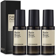 코코도르 패브릭 퍼퓸 섬유탈취제 본품, 80ml, 3개, 레인 로즈