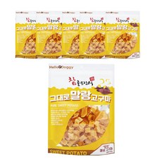참좋은간식 그대로 말랑 큐브타입 강아지 간식 250g, 큐브고구마, 250ml, 6개