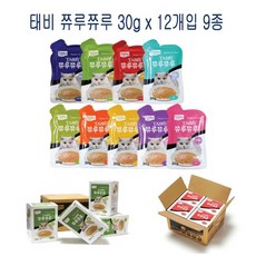 테비 쮸루쮸루 30g x 12개입, 12입, 타우린