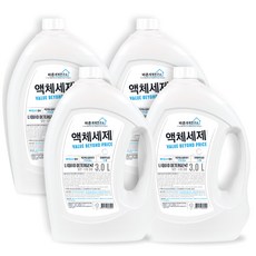 바른세제연구소 베이킹소다 액체세제, 3L, 4개입