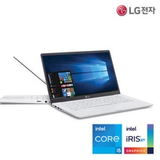 LG전자 2021 LG 그램15 화이트 코어i5 16GB 256GB WIN10 HOME, 15ZB95N