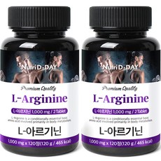 뉴트리디데이 L 아르기닌, 2개, 120g