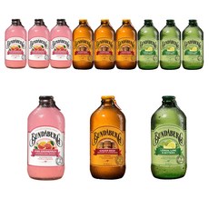 분다버그 탄산음료 진저비어 375ml x 4p + 레몬라임 앤 비터스 375ml x 4p + 핑크 그레이프프룻 375ml x 4p, 1세트