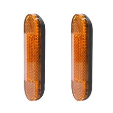 나인봇 전동 스쿠터용 ABS 안전 반사 튜브 반사경 맥스 G30 G30D 액세서리 전면 후면 부품, 2pcs