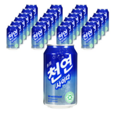 일화 천연 사이다, 355ml, 24개