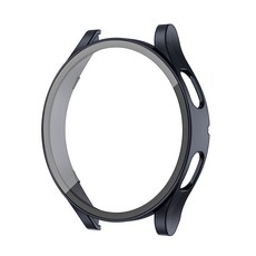 스페이스쉴드 갤럭시워치4 40mm 44mm 호환 올인원 9H 강화유리 일체형 케이스 11color, 블랙