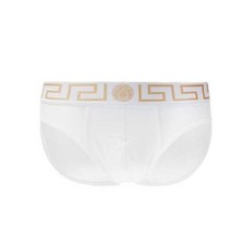 22SS VERSACE 베르사체 브리프 언더웨어 화이트/네이비 AU10027 A232741