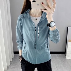 에버유어스 여성 여름 바람막이 후드 집업 그린