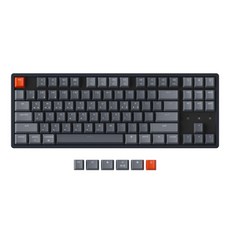 키크론 K8 알루미늄 RGB 블루투스 무선 기계식 키보드 적축, 텐키리스