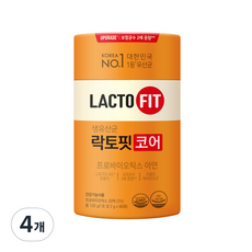 종근당 락토핏 생유산균 코어, 4개, 120g