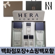 정품 헤라 옴므 세트 베이직 스페셜 2종 남성 스킨 로션 (선물포장+쇼핑백 증정), 1세트