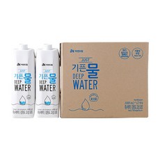 자연드림 JUST기픈물 종이팩생수, 1000ml, 12개