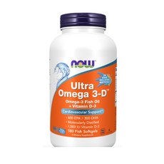 NowFood 나우푸드 울트라 오메가3 D 600EPA 300DHA 90정 180정, 180캡슐