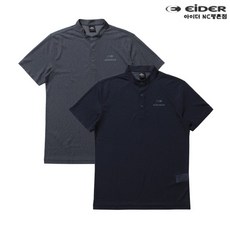 아이더 CLARK (클락) 남성 헨리넥 티셔츠 Charcoal (DMM20269C8)
