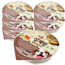 논다 강아지 간식파우치, 전복삼계탕, 120g, 6개