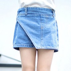 트리베어 여아 데님 치마 반바지 스커트