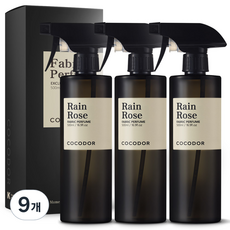 코코도르 룸 앤 패브릭 퍼퓸 섬유탈취제, 500ml, 9개, 레인 로즈